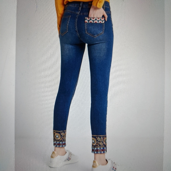 DESIGUAL Exotic  Slim jeans 👖 - Picture 3 of 16